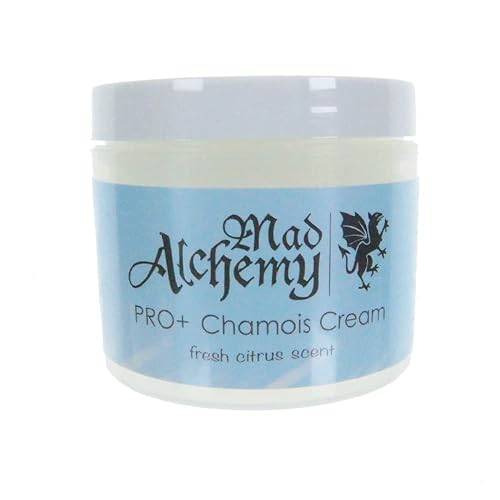 Mad Alchemy Crema de gamuza Pro+, tarro de 4 onzas de mantequilla de gamuza y crema antifricción Shammy