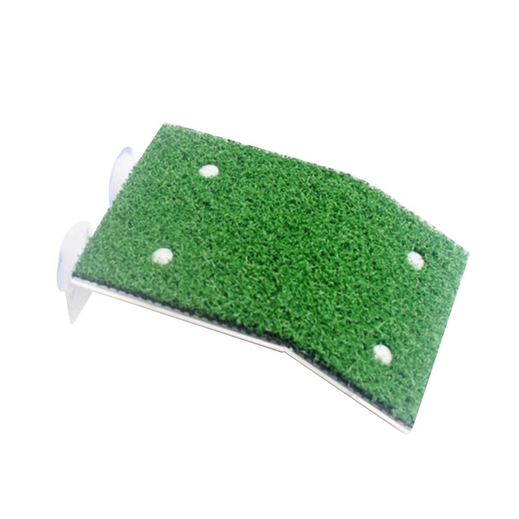 NEWFT Fish for Suction Cup Tortoise Climbing Platform Aquarium for Turtle for Turtle Basking Platform Grass