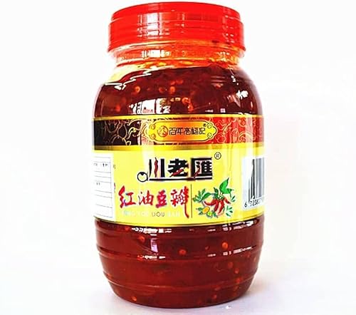 【激辛夏に相応しい!】 川老匯ピー県豆板醤(四川風唐辛子大豆みそ) 調味料 中華料理 激辛 みそ 唐辛子 風味豊か 川老匯 (1kg*1個)