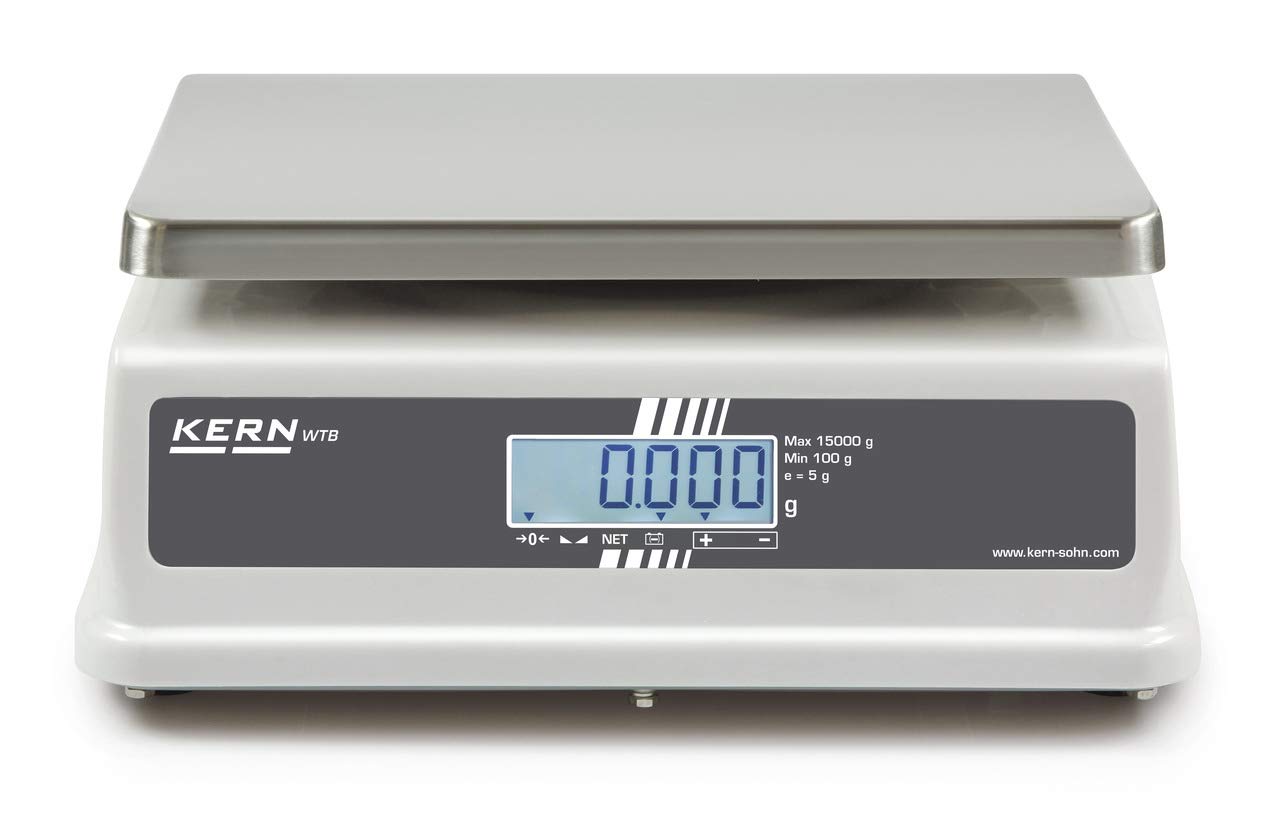 For Demand wimj1 Bilancia da tavolo wtb-n, scuola di pesaje 1.5 kg, graduazione 0.2 Gr, linealidad (G): ± 0.4, 260 mm x 200 mm Piattaforma