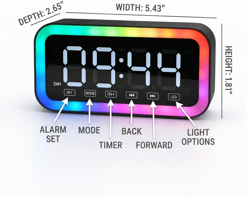 Audster AUD-S410 front view with button labels