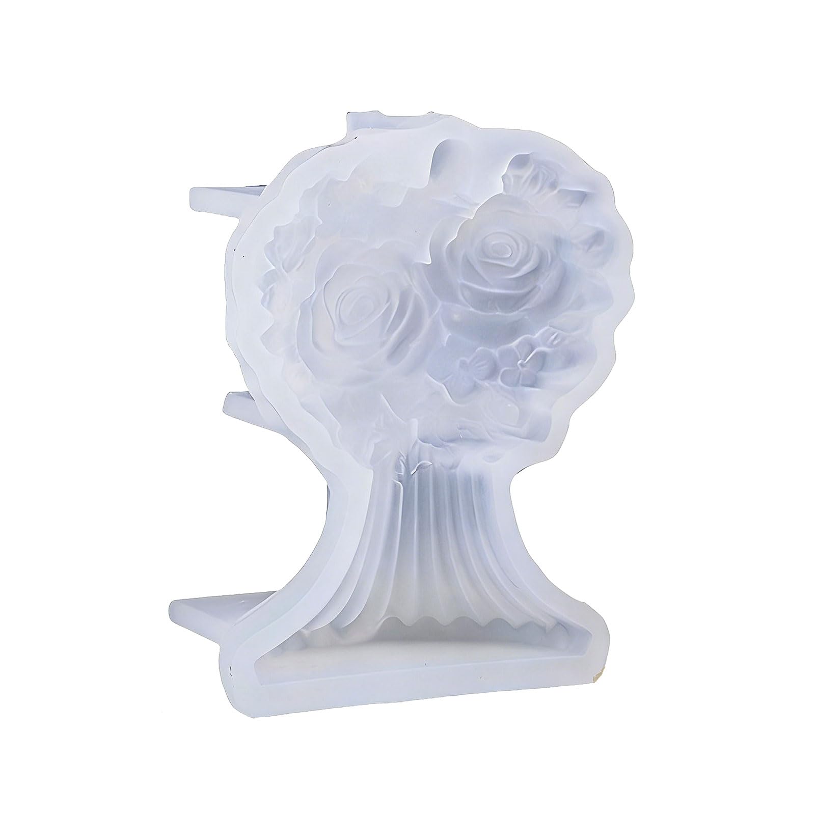Xjdzineq Rose Bride Silicone Molds for Resin Casting Making Soap Candy Chocolate Cake Baking Wedding Decorations Wedding Elastomer Cast
