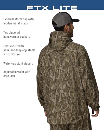FROGG TOGGS Men’s FTX Lite Rain Jacket – 3-Layer Waterproof, Breathable, Stretch Comfort3