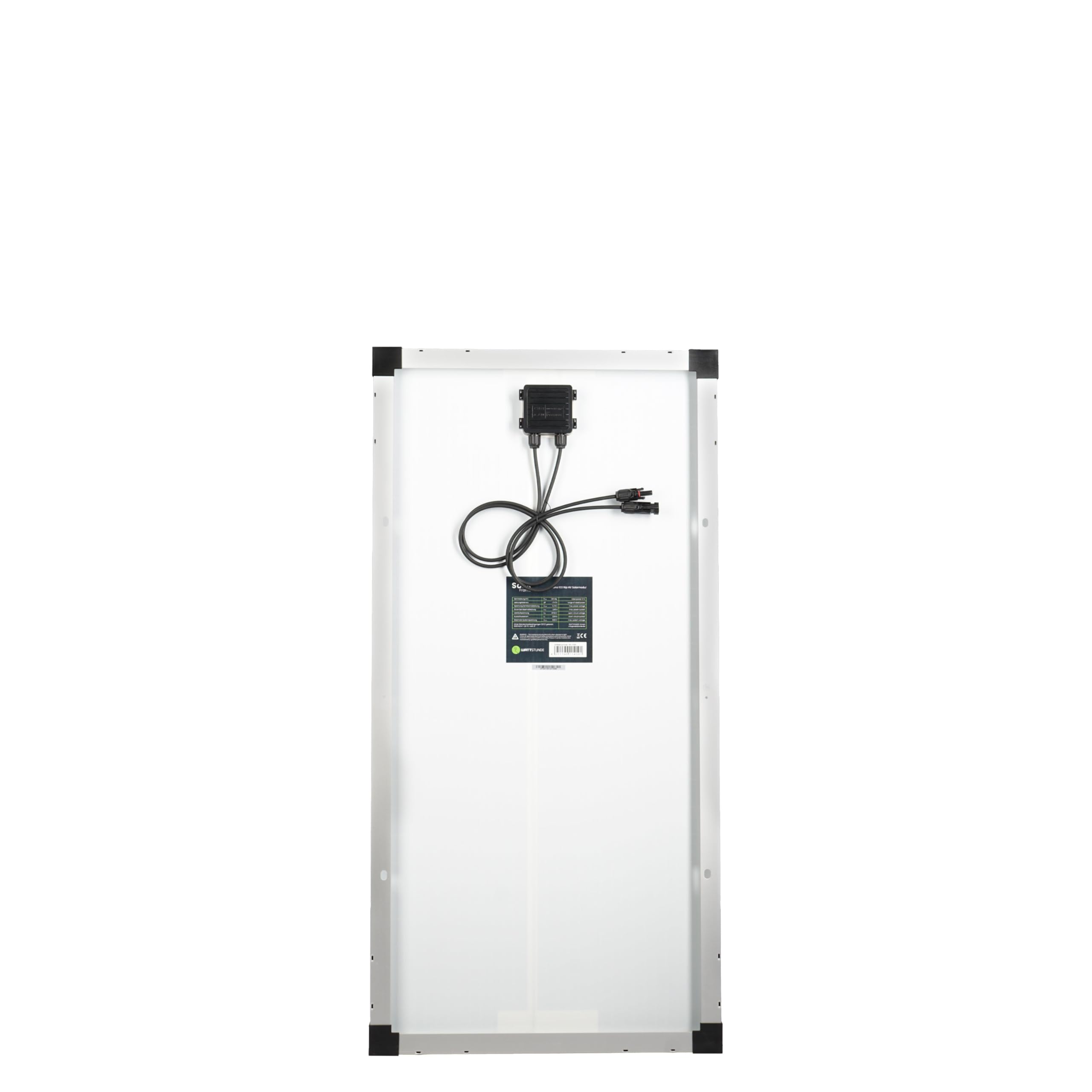 SOLA Frame Mono - monokristalline Solarmodule für Wohnmobil, Garten oder Inselanlagen (100 W)