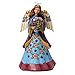 Jim Shore Beauty Blooms From Within Angel with Flowers in Glass Figurine