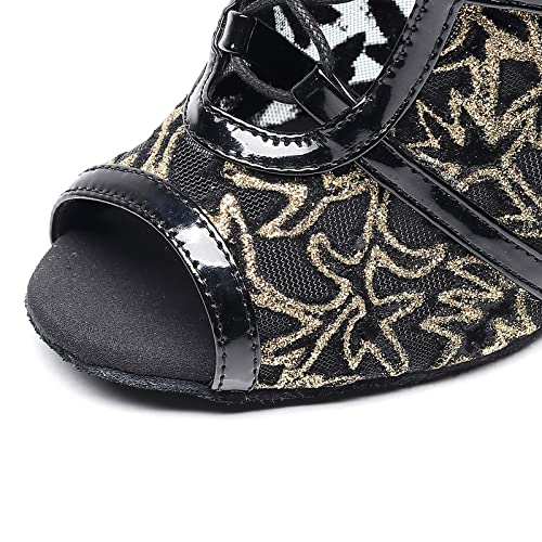 Chaussures de Danse de Salon de Haute Qualité à Lacets - 6