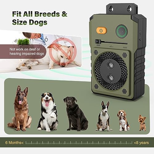 Dispositif anti-aboiement en usage extérieur