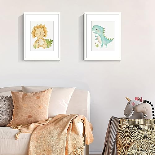 Image of upsimples 12x16 Picture Frame, Display Pictures 8.5x11 with Mat or 12x16 Without Mat, Wall Hanging Photo Frame, White, 1 Pack