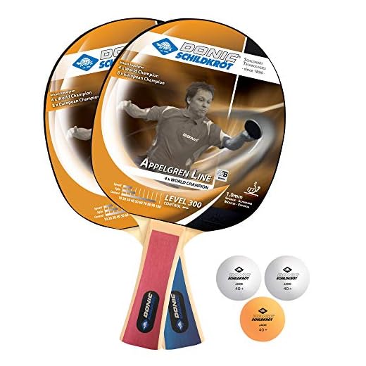 Raquete De Tênis De Mesa Donic Appelgren Line 300 - Kit
