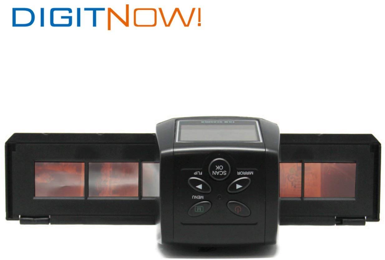 DIGITNOW! Scanner de Diapositives et Négatifs 35 mm,5MP/10MP Film et Diapo Convertisseur avec 2,4''LCD - Pas d'ordinateur Requis