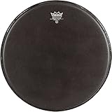 Remo ES0806MP Black Suede Emperor Crimplock Marching Tenor Drum Head, 6-Inch