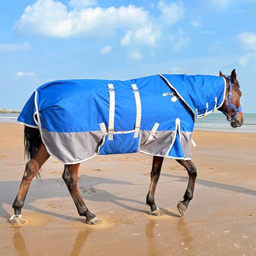 ZRSCHYG Turnout Horse Blanket with Hood