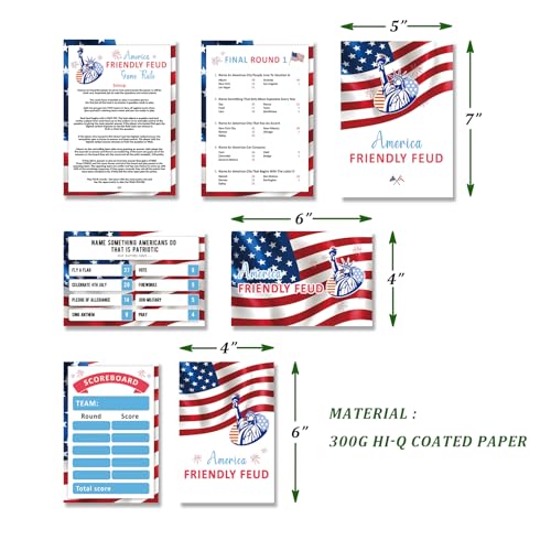 4th of July Trivia Game juego de mesa miniatura 2