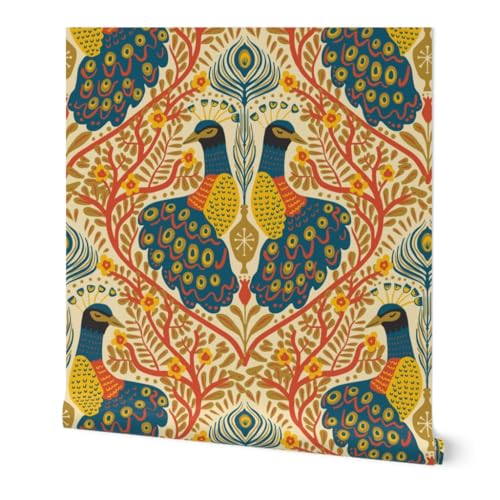 Boho Peacock Art Nouveau Maximalist