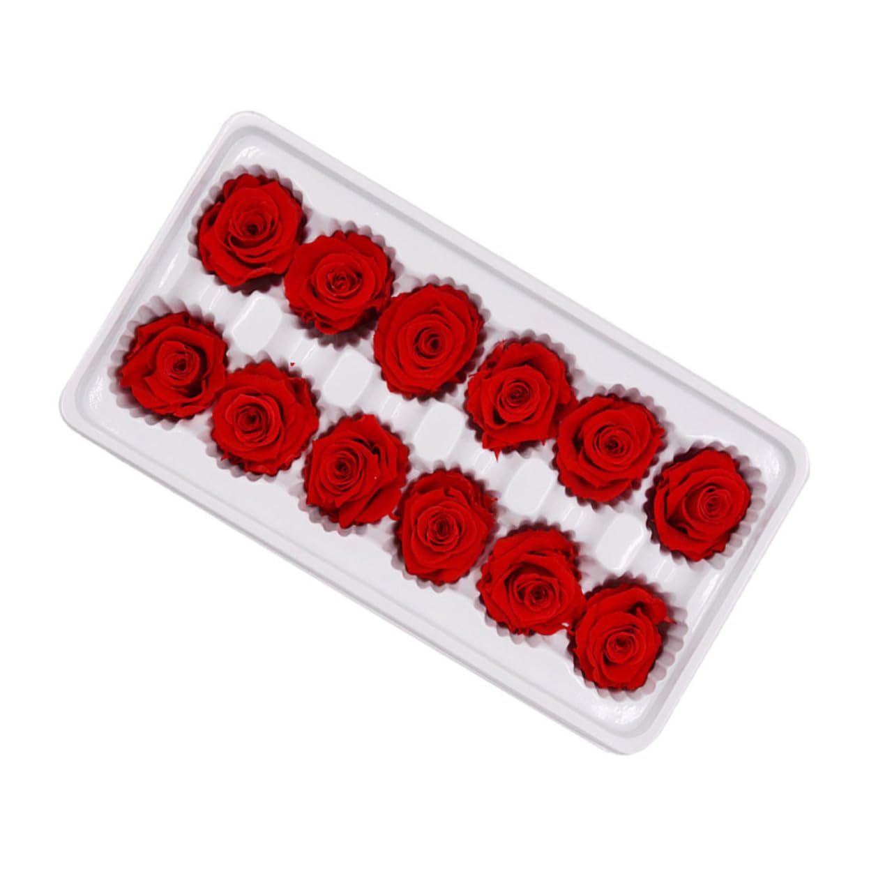 Garneck 4 Set Di Fiori Artificiali Per Occasioni Speciali Bouquet Di Fiori Conservati Decorazione Per Matrimoni Feste Di Compleanno 12 Pezzi * 4