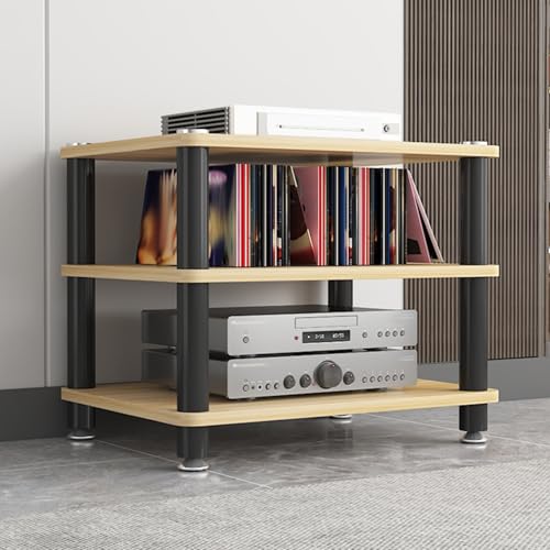 Meuble audio pour platine vinyle hifi compact pour gagner de la place