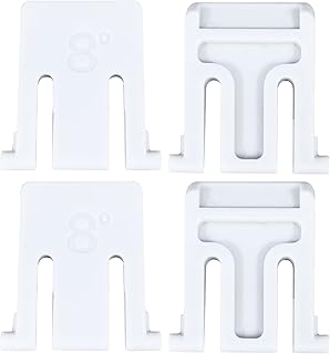 4Pcs Keyboard Support Keyboard Stand Feet Legs Keyboard Stand Replacement Kit for Logitech K200 K260 K270 K275 Keyboard (White)