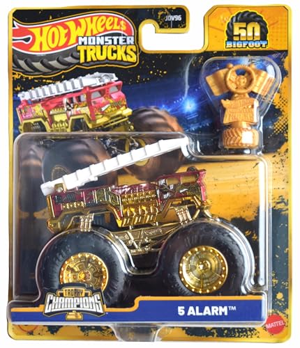 Hot Wheels Monster Trucks Bigfoot Trophy Champions Single Cars JDV96 Jdv97 Bigfoot - vue 6