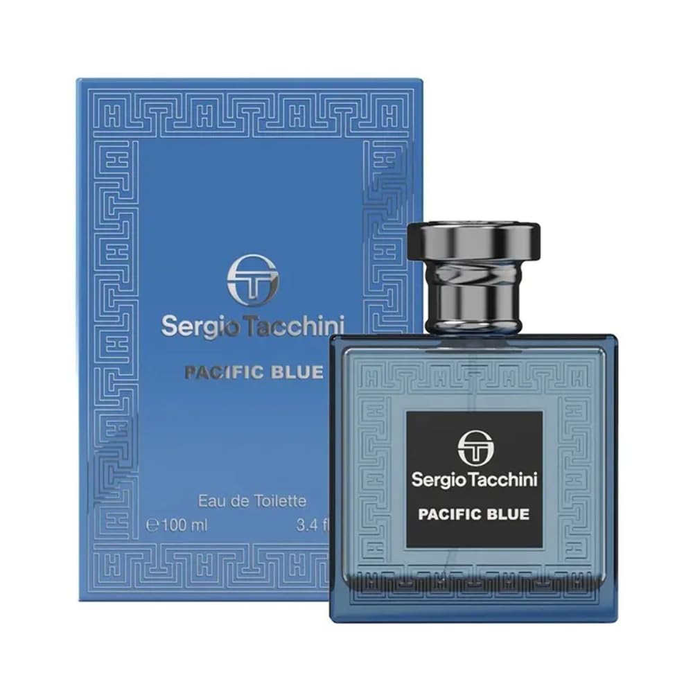 Sergio Tacchini Pacific Blue Eau de Toilette Fragranza Maschile 100ml