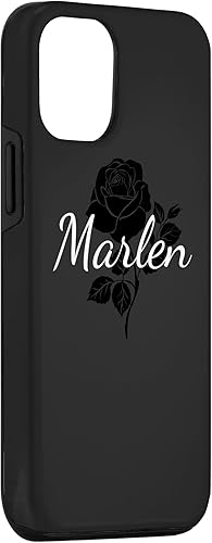 Miniatura 6 de iPhone XR Marlen - Funda personalizada para teléfono con rosa negra