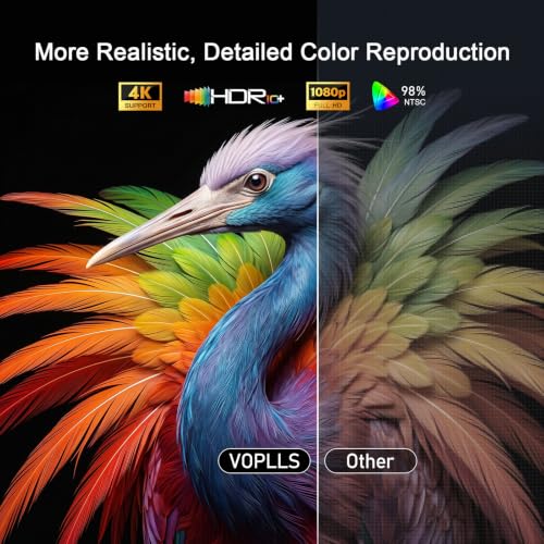 Image of [4300 ANSI & Officially-Licensed APP] 4K Projector with WiFi and Bluetooth, Auto Focus Keystone Smart Projector, Outdoor Projector with Adjustable Stand for Home Bedroom