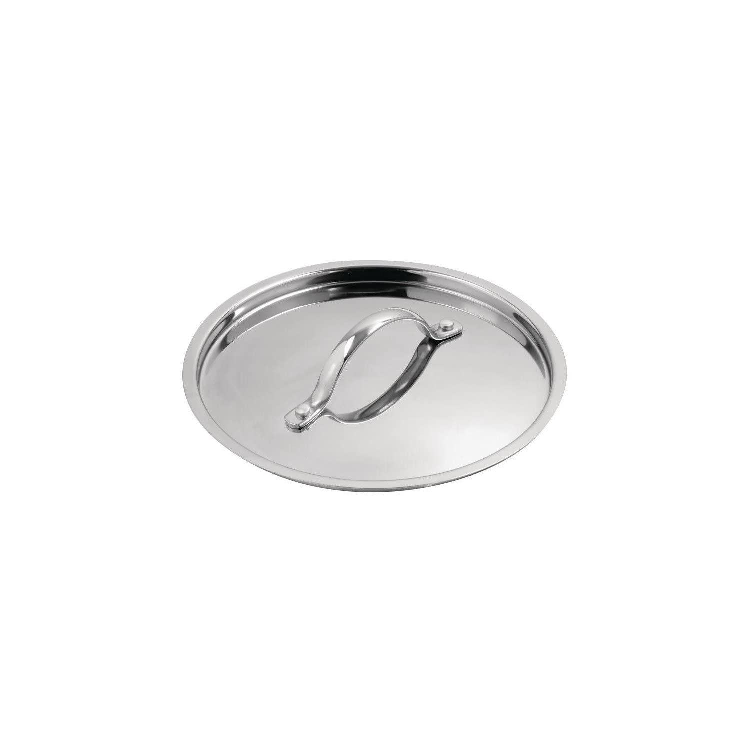 Vogue Stainless Steel & Aluminium Tri-Wall Saucepan Lid 20cm - Pan Cookware Cover Y424