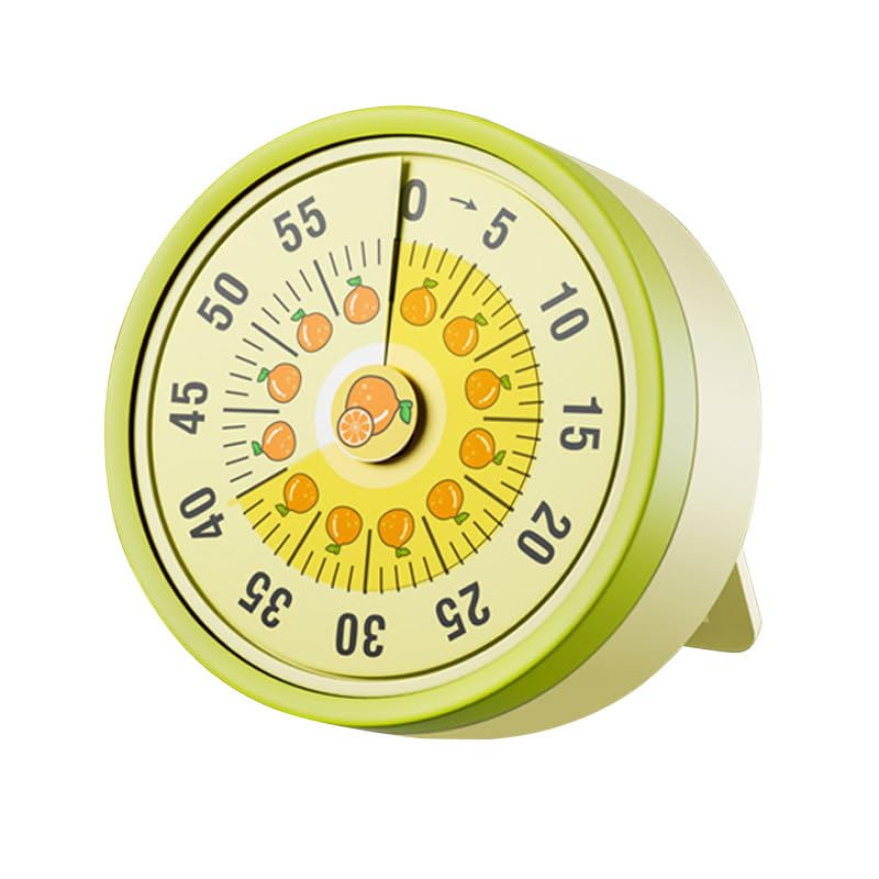 勉強タイマー キッチンタイマー キッチンカウントダウン クッキングタイマー リマインダー 学生用 時間管理 イェローKn07-yellow