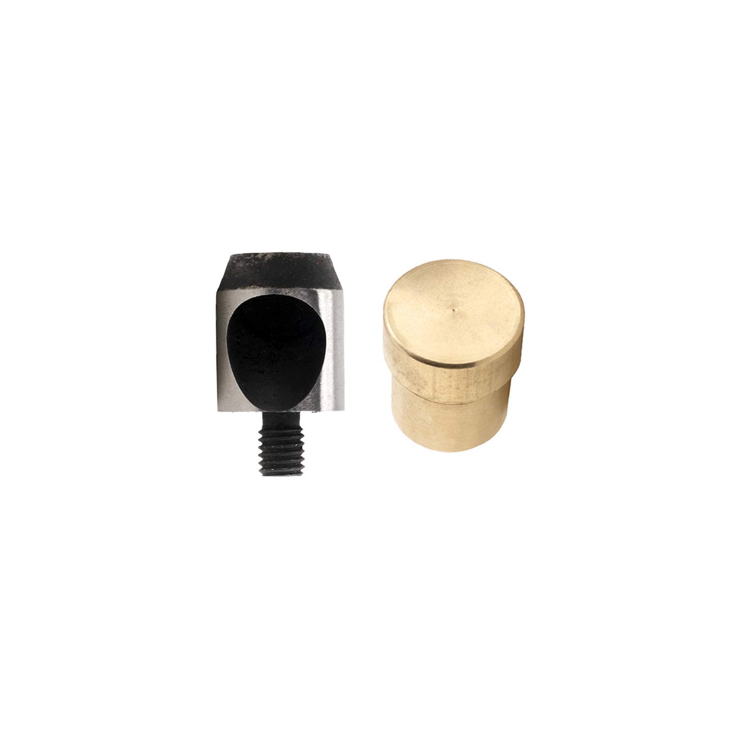 Trimming Shop 17mm Multi-Layer Hole Cutter Punch Die Tool with Gold Base