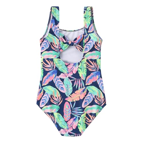 Image of Toddler Swimsuit Girl One Piece Rash Guard Tankini Bathing Suit Little Girls Sleeveless Quick Dry Swimwear 4-8 Years