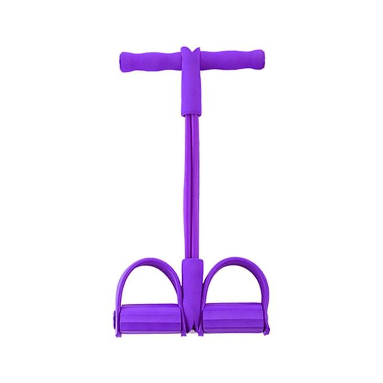 Kaylre Purple Pedal Exerciser Foot Sit-Ups Fitness Sit-Ups Pull Rope Tension Resistance Band Abdominal Exercise Pedal Foot Pedal Exerciser (Size : )