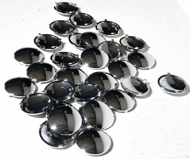 Upholstery Chrome Plastic Button Cover for KW (Set of 100 PZ)