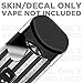 IT'S A SKIN Decal Vinyl Wrap for Smok Nord Pod System Vape Sticker Sleeve Cover/Black White Grunge Flag USA America