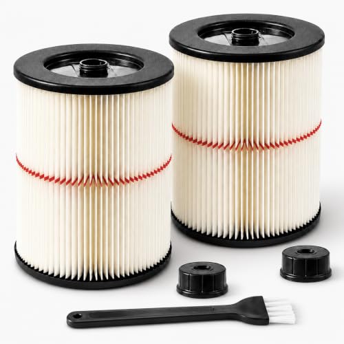 Replacement Filter for Craftsman Shop Vac 17816 Wet Dry Vac 2 Pack
