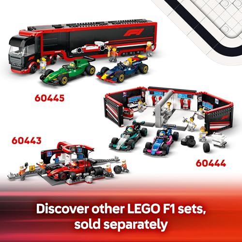 LEGO City F1 Driver with McLaren Race Car - Formula 1 Building Toy with a Racing Driver Minifigure - Small Birthday Gift Idea for 6+ Year Old Boys & Girls or Adult Motorsport Fans - 60442 - Image 5