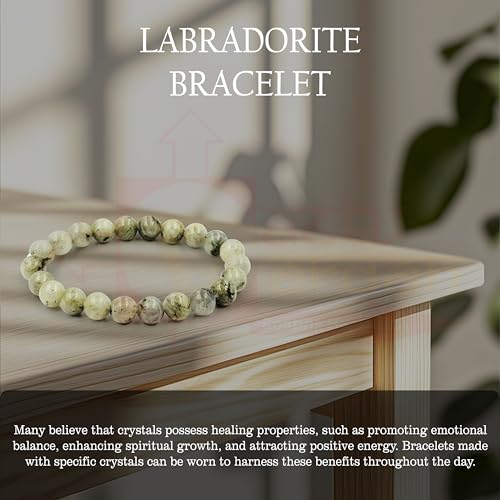 Image of Certified Crystal Bracelet | 8mm Beads | Stretchable Healing Bracelet | Bracelets for Men and Women |