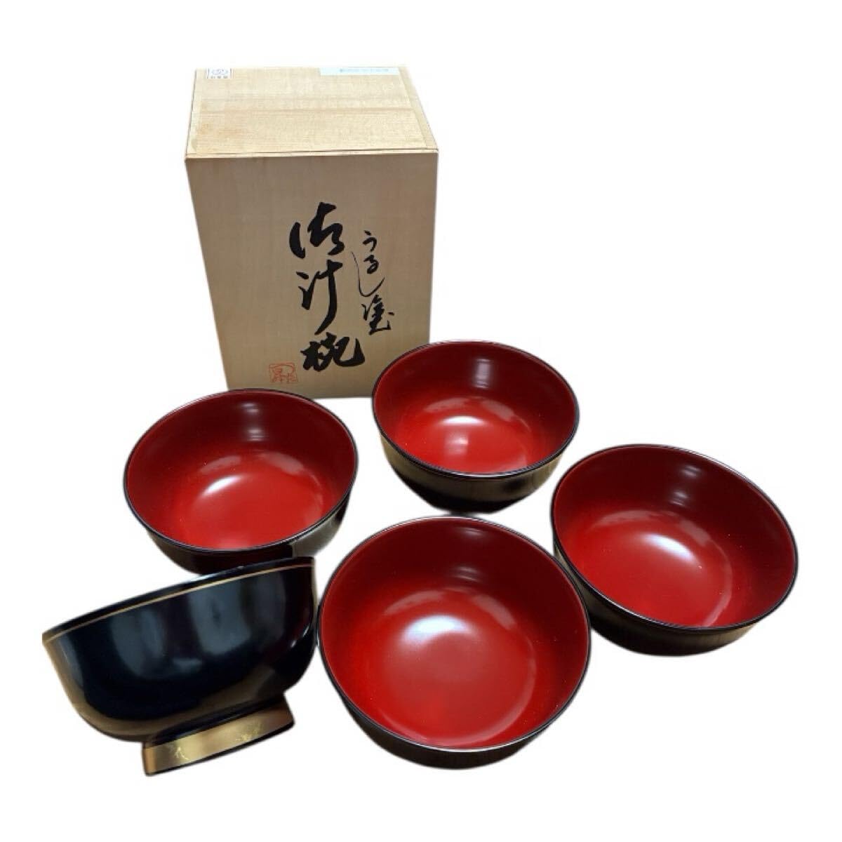 Amazon.co.jp: 漆器 汁椀 5客セット : ホーム＆キッチン