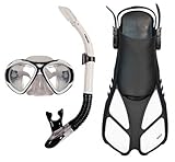 Mares Quest Travel Schnorchel Set Gr. 36-47 (weiß, L/XL (42-47))