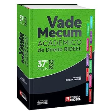 Capa do livro Vade Mecum Acadêmico de Direito Rideel – 37ª Edição – 2ª Semestre 2023 + Planner de Estudos
