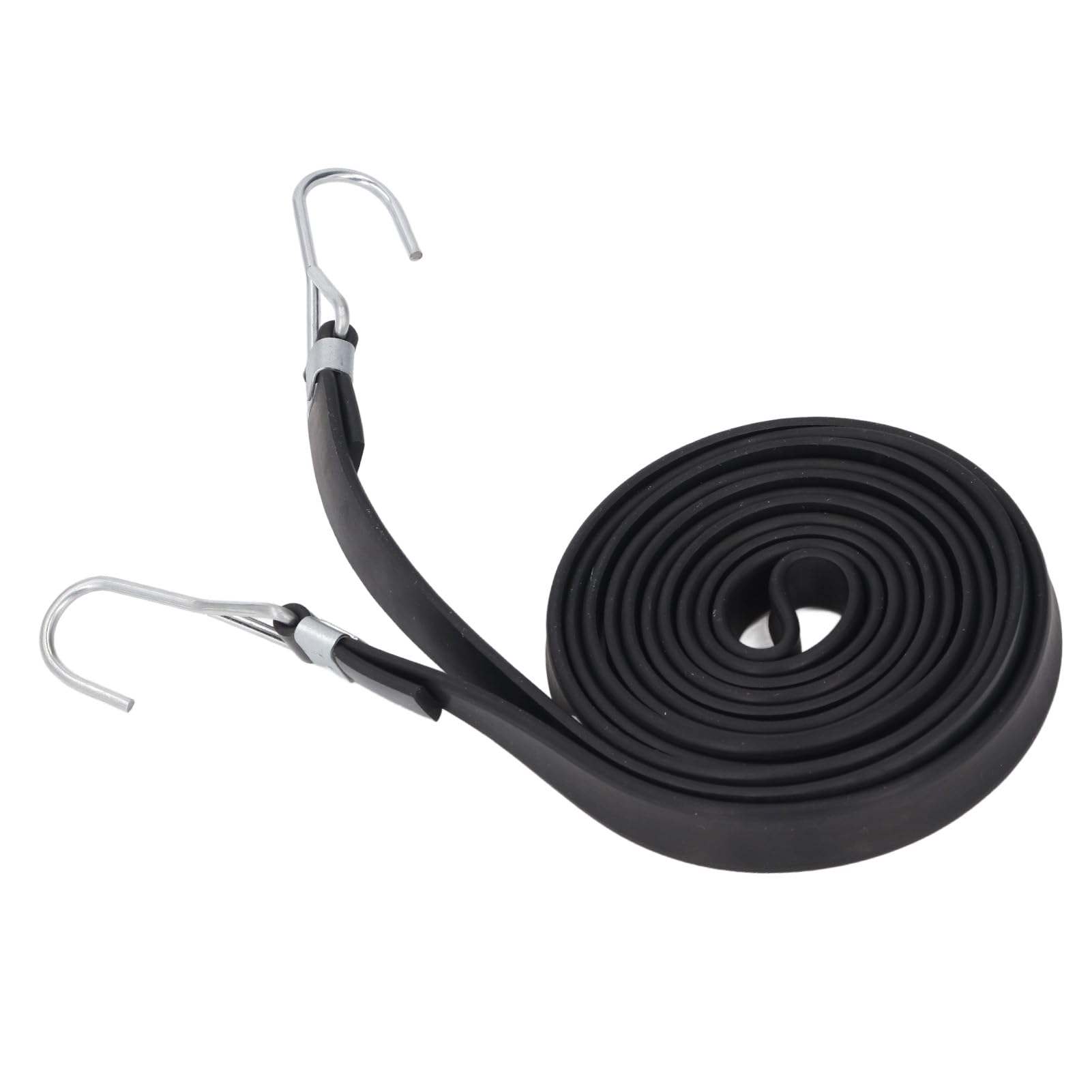 Corde Elastiche, Cinghia in Gomma Resistente con Ganci, Regolabile 2 Cm per Progetti all'aperto e Bagagli (3,5 milioni)