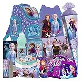 FROZEN EISKÖNIGIN 20 Teile Set SCHULRANZEN Ranzen SCHULTÜTE 85 cm Tornister Schultasche mit Sticker-von-Kids4shop