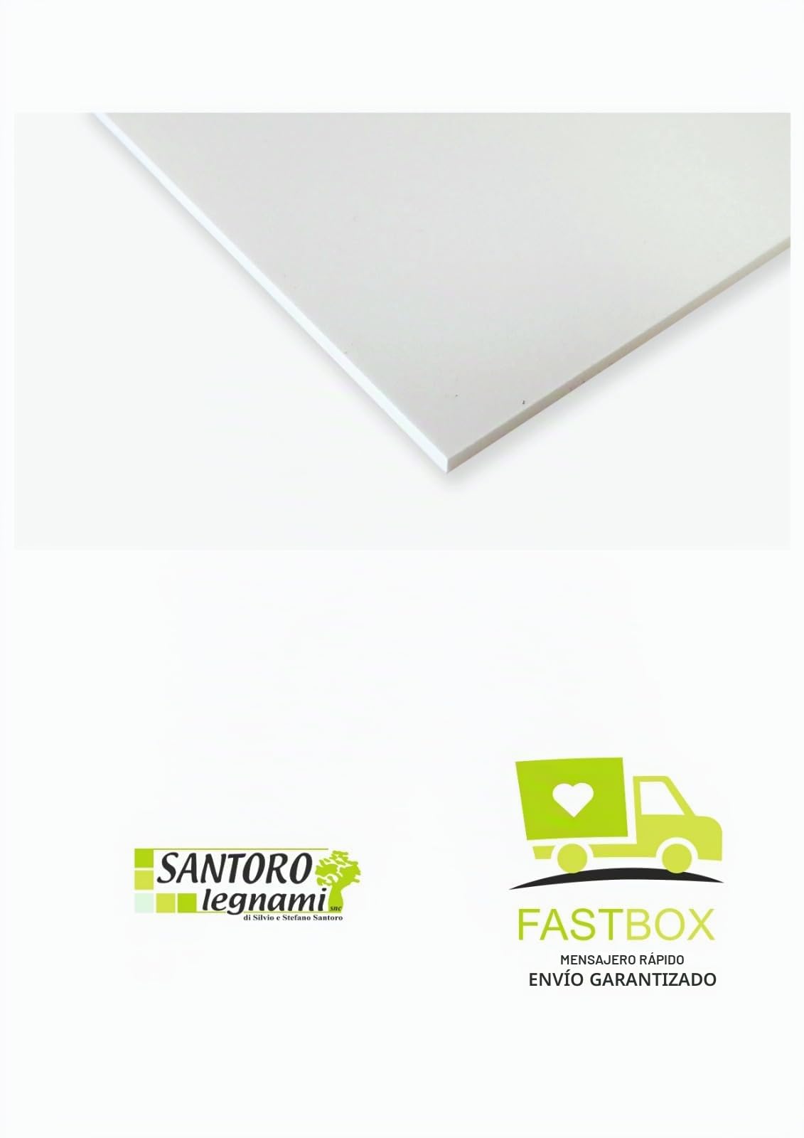 Panel Placa Forex PVC Blanco, Grosor 3 mm, 150 x 100 cm