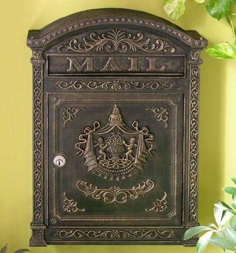 Victorian Style Locking Mailbox Color: Bronze by Ecco
