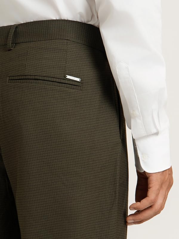 Image of The Pant Project Luxury PV Lycra Stretchable Formal Pants for Men | Stylish Relaxed Fit Men's Wear Trousers for Office or Party | Mens Fashion Dress Trouser Pant