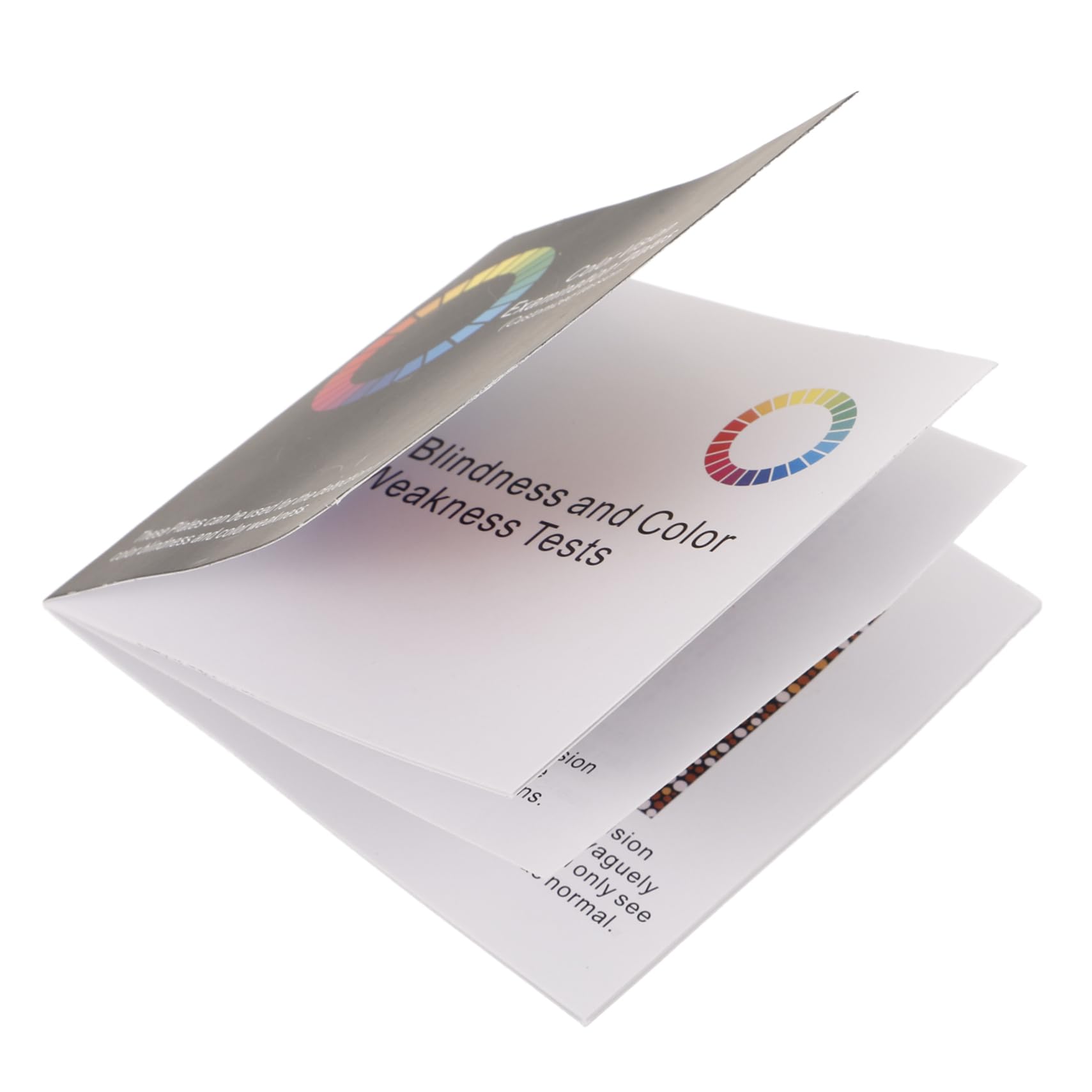 HAWILLOSCH Vision Test Book for Deficiency Testing Charts Easy to Use Eye Exam Chart Portable