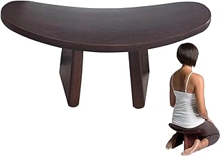 Hobngmuc Banco de meditación | Taburete eficiente para arrodillarse - Asiento de madera versátil y cómodo para el hogar, culto, iglesia, reuniones espirituales, arrodillarse, sentado, prácticas de