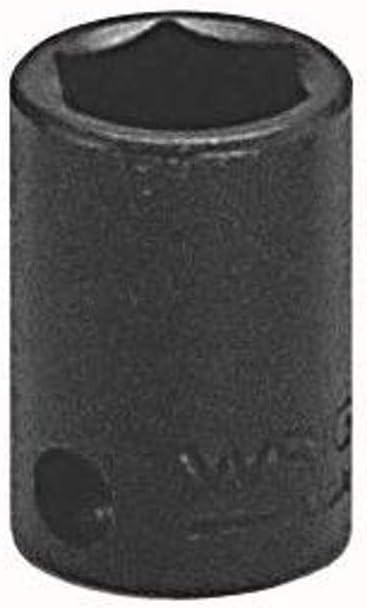 Wright Tool 3814 3/8" Drive 6 Point Standard Impact Socket, 7/16"