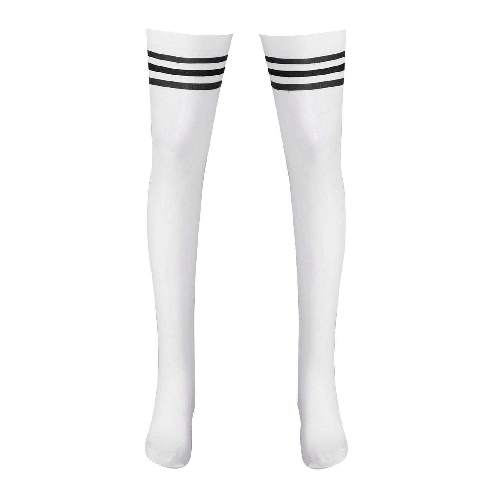 1 Pair Women Men Knee High Tube Tube Socks Soft Stretch Over Knee High Socks Athletic Sport Leg