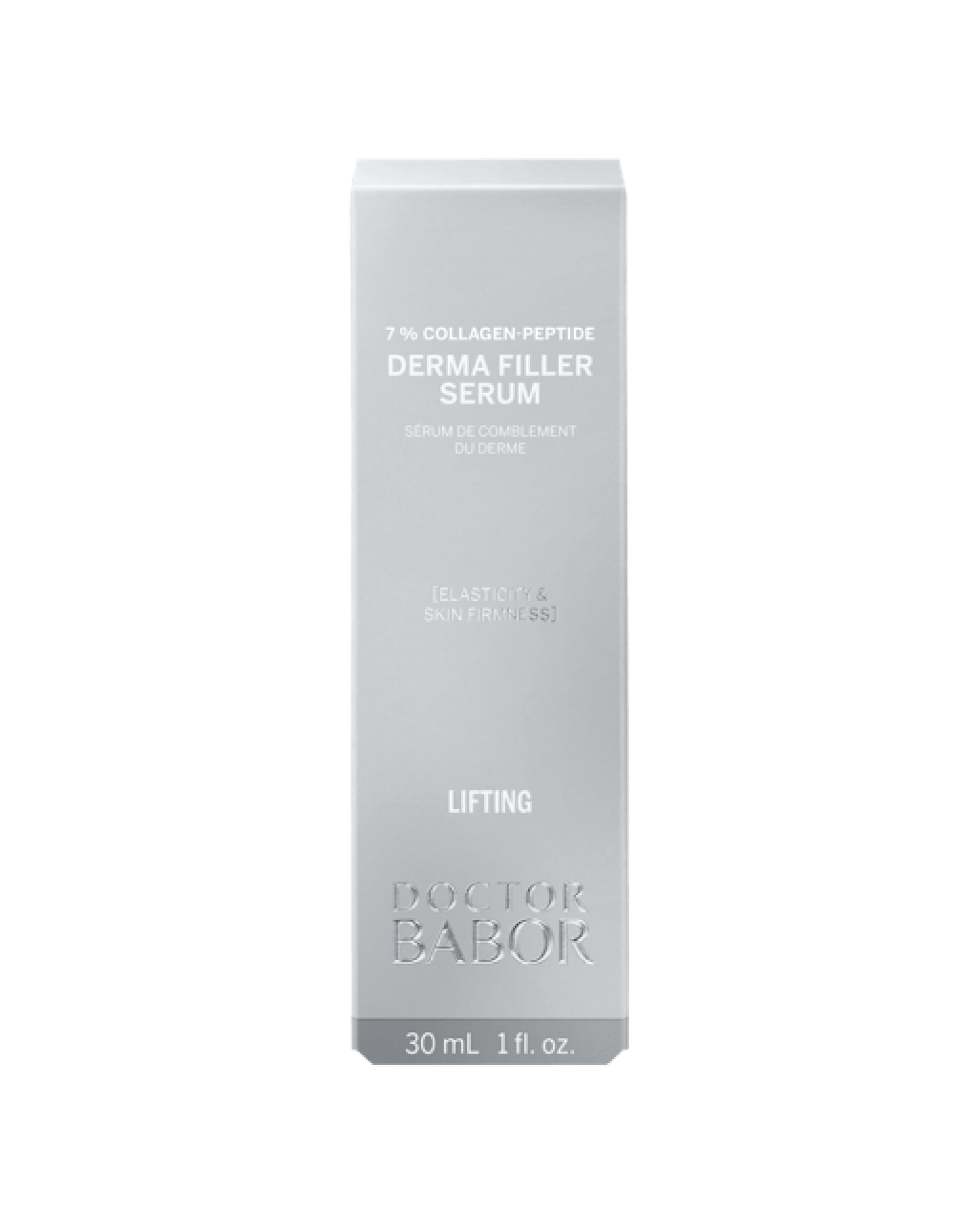 DOCTOR BABOR Lifting Derma Filler Serum, Collagen Peptide Complex, Firmer Smoother Complexion, Hyaluronic Acid Hydrates & Plumps Skin, Reduce Wrinkles and Improve Skin Texture, 1 oz
