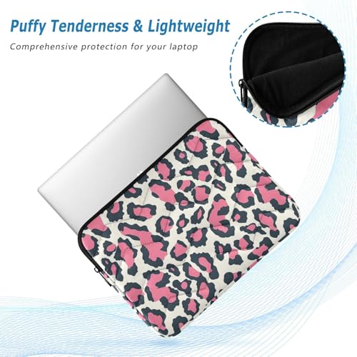 Funda para portátil ALAZA estampado leopardo rosa 13-14 pulg miniatura 5