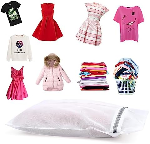 Set of 3 Laundry Net for Washing Machines, Laundry Bags, Laundry Nets with Zip, Laundry Bag for Washing Machines, Blouses, Bras, Underwear, Bedding, Coats, Textiles, 50 x 60 cm - View 7